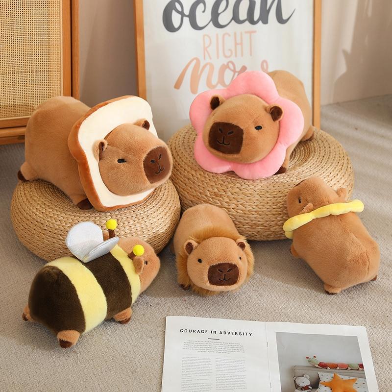 Cute Capybara Design Plush Toy, 1 Count Soft & Comfy Plush Toy, Creative Stuffed Toy for Home Sofa Decoration, Birthday Gift