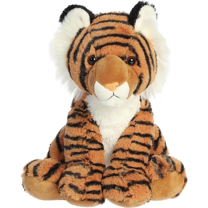 Cute Bengal tiger plush animal - Comfortable - Endless cuddling - Brown 14 inches