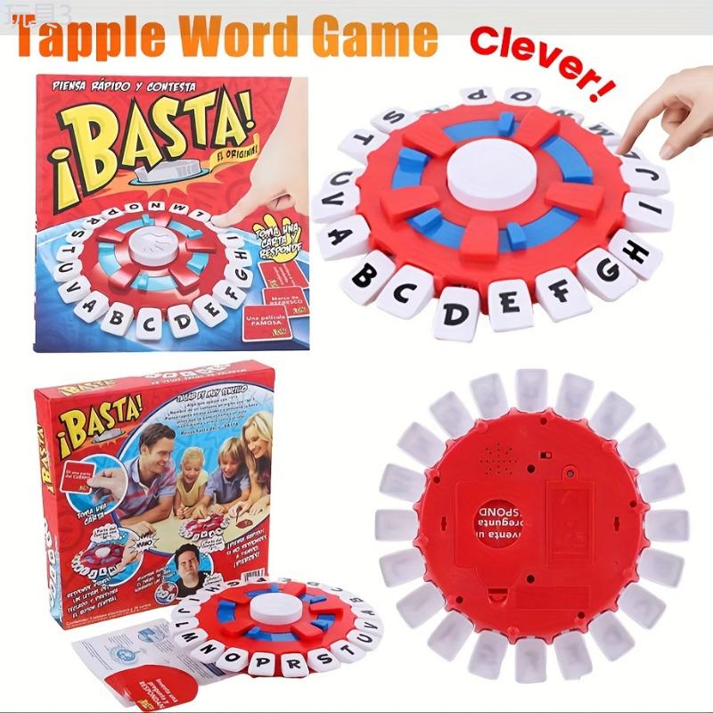 BASTA Fast-Paced Spanish Board Game - Standard Edition - 1pcs - Educational Word Game for Ages 14+ - Durable Plastic Construction - Ideal for Family Fun and Parties