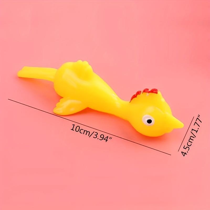 Projectile Toys Slingshot Light Rubber Chicken Finger Dancing Prank Toy Slingshot Chicken Finger Toy Decompression Children's Toy