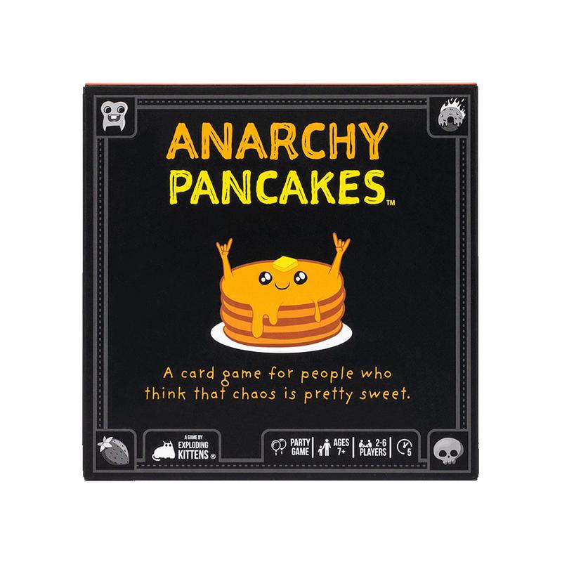 Anarchy Pancakes Fast-Paced Matching Card Game by Exploding Kittens - Family-Friendly Party Game for Kids & Families - Ages 7+