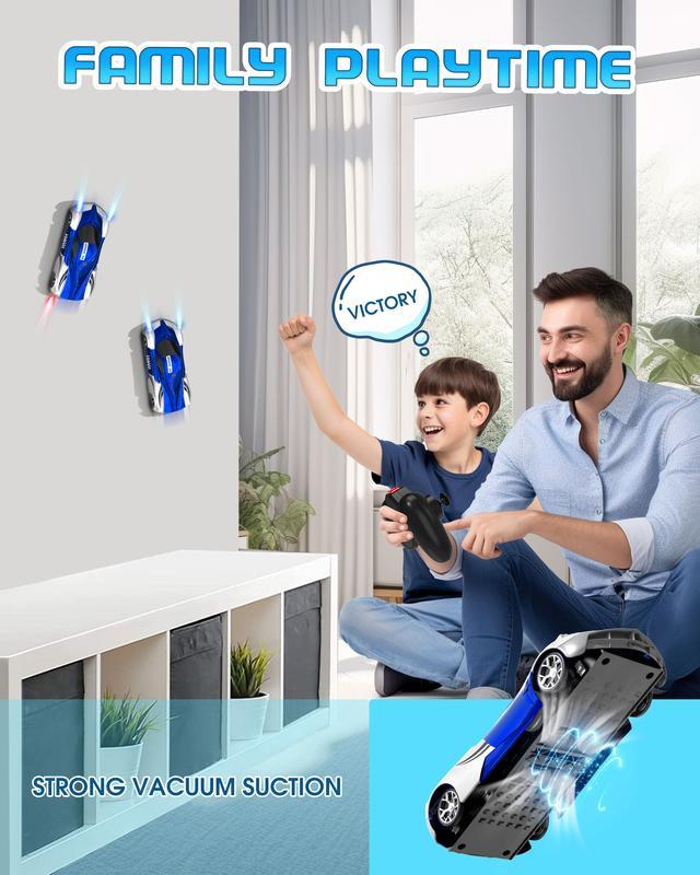 RC Wall Climbing Car Remote ControlStunt Car Rechargeable 4WD SimulationRacing Car  Glass,Smooth Ceiling And OtherFlat Surfaces A Classic MINl Suction RemoteControl Stunt Car Toy Gift For Boys And GirlsChristmas,Children's Birthday.