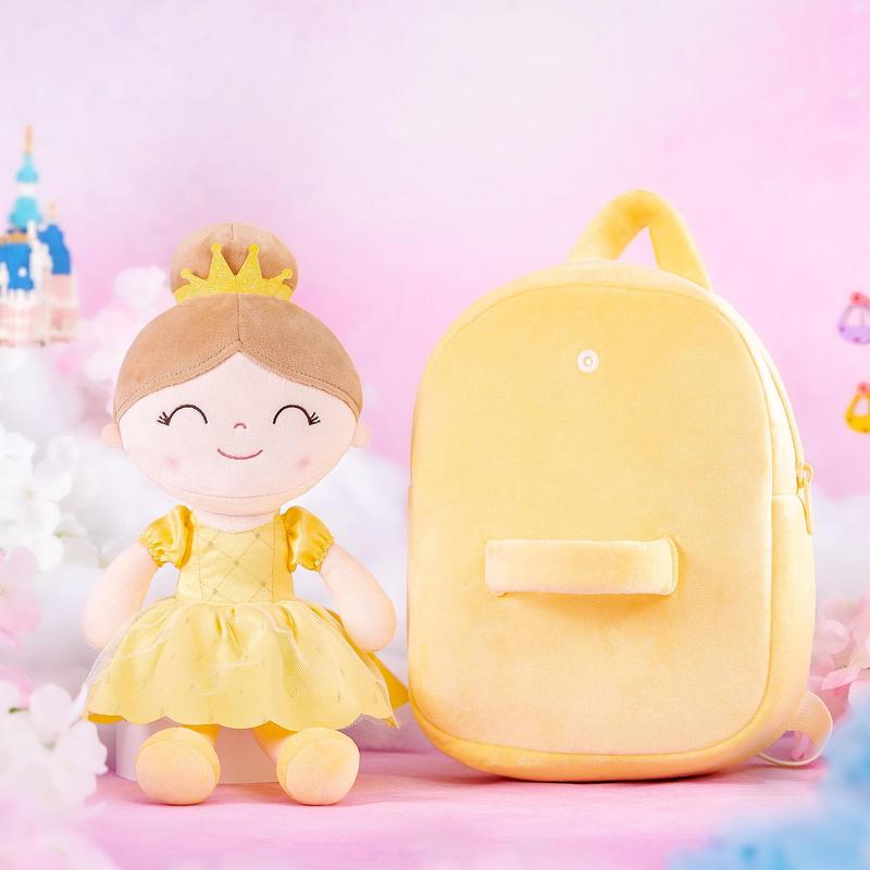 (Live Only)Gloveleya 9-inch Manor Princess Dolls Toy Back Pack