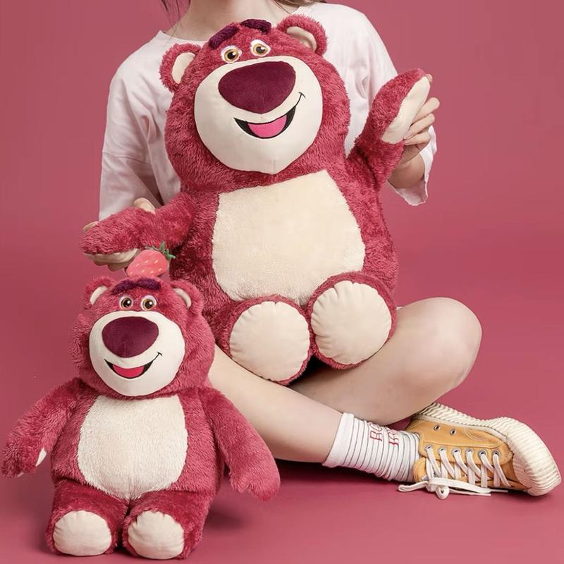 [Christmas Special]Disney Strawberry Bear Series-Sweet Lotso Sitting Plush Doll,Birthday gifts, festive gifts,School gifts,Bedroom decoration,sofa