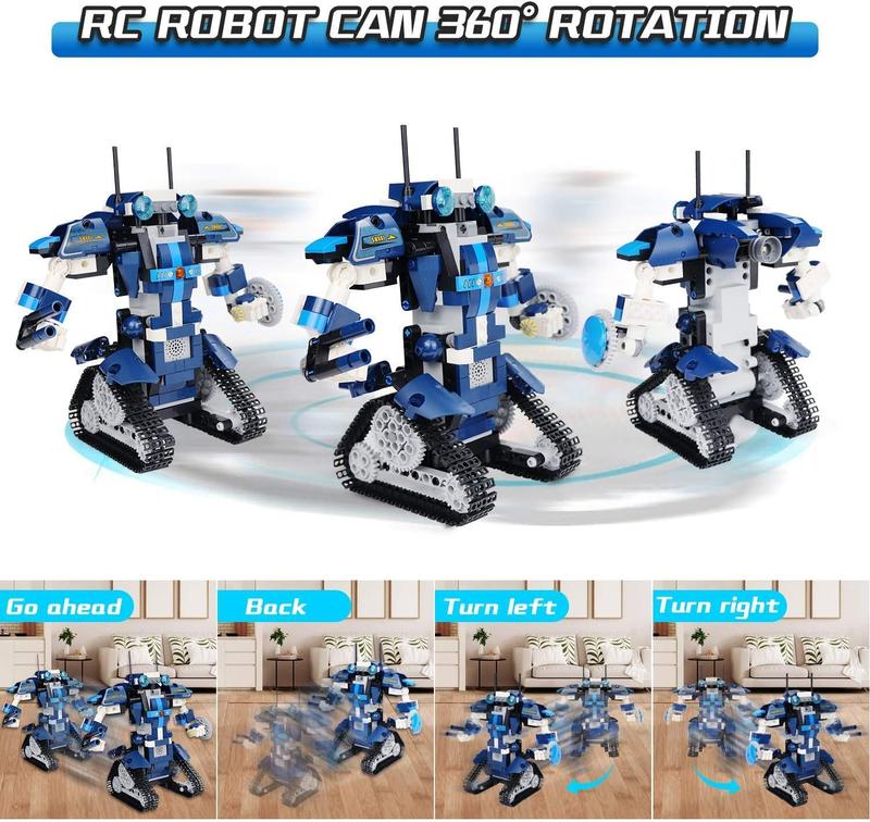 Robot Building Kit for Kids 6-12, Remote & APP Control Robot Build A Robot Toys for Kids 8-12, Robotics Kit Stem Projects for Kids Ages 8-12, Gifts for 8 9 10 11 12 year old boys girls, 405 count