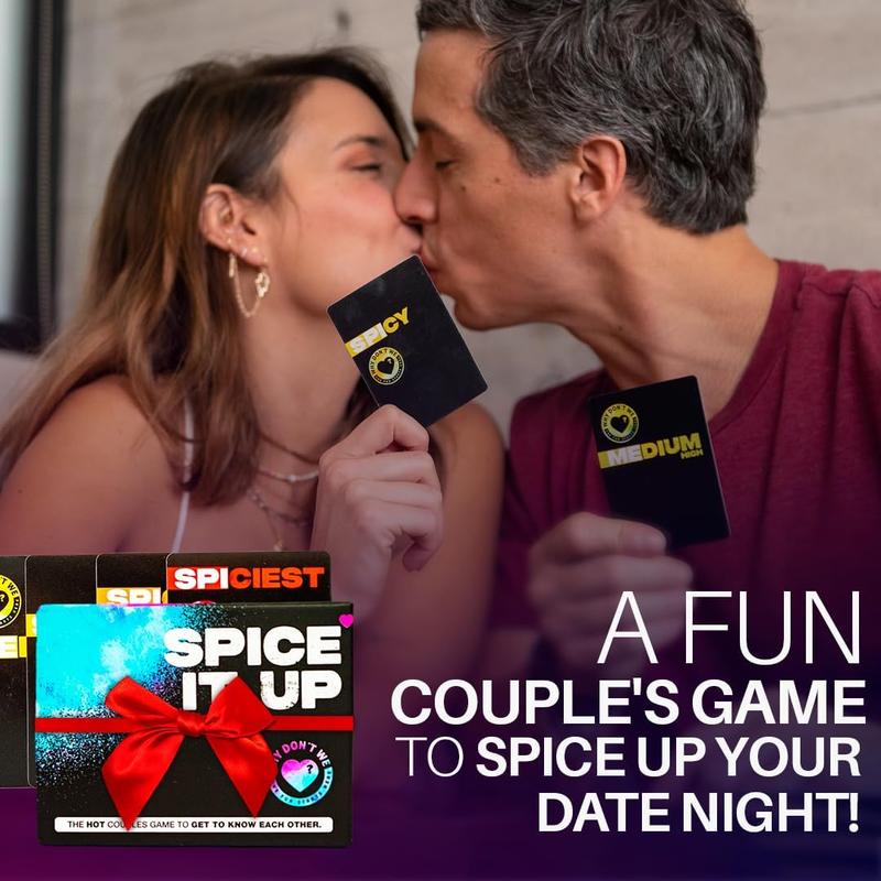 Why Don't We - Spice IT UP - Super Fun Couples Games for Date Nights: 150 Cards with Conversations, Spicy Dares & More - Best Date Night Games for Couples - Romantic Adult Couple Games