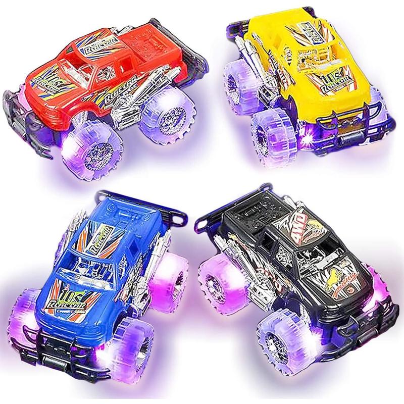 Light Up Monster Trucks for Boys and Girls, Toy Truck Set of 2, Monster Trucks for Boys 3-6 Years Old, Toddler Monster Truck Toys, Light Up Trucks, Easter Gifts for Kids