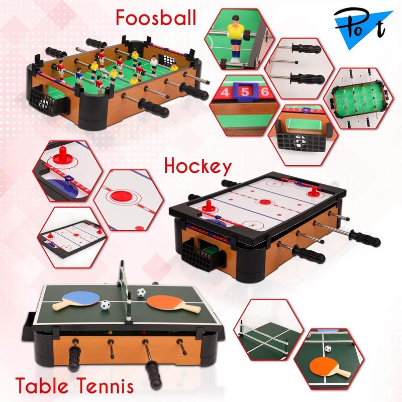 Hockey Table, Mini Table  for , Arcade  for Boys & Girls,  Gift fro  Ages 3+