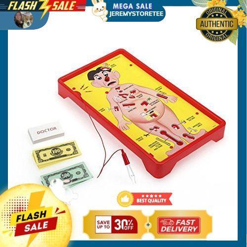 Operation Electronic Board Game, Family Games for Kids Ages 6+, Kids Board Games for 1+ Players, Funny Games for Kids, Kids Gifts ( Exclusive)