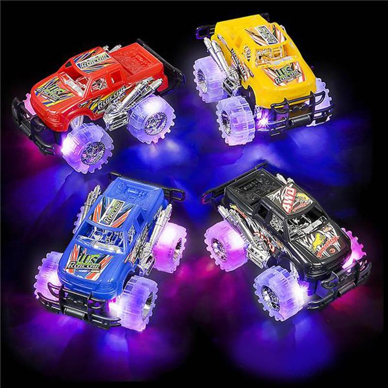 Light Up Monster Trucks for Boys and Girls, Toy Truck Set of 2, Monster Trucks for Boys 3-6 Years Old, Toddler Monster Truck Toys, Light Up Trucks, Easter Gifts for Kids