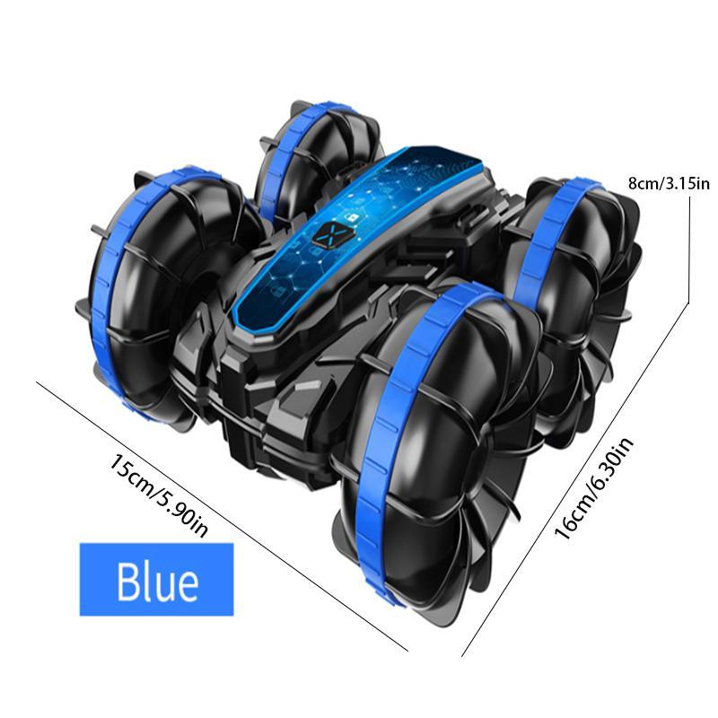 Remote Control Waterproof Car Toy, 1 Set Double-sided Stunt Remote Control Water Vehicle, USB Rechargeable Remote Control Car Toy For Boys & Girls