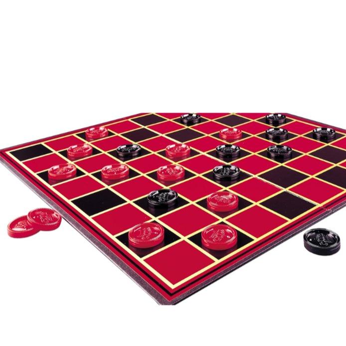 Pressman Checkers -- Classic Game With Folding Board and Interlocking Checkers ,5