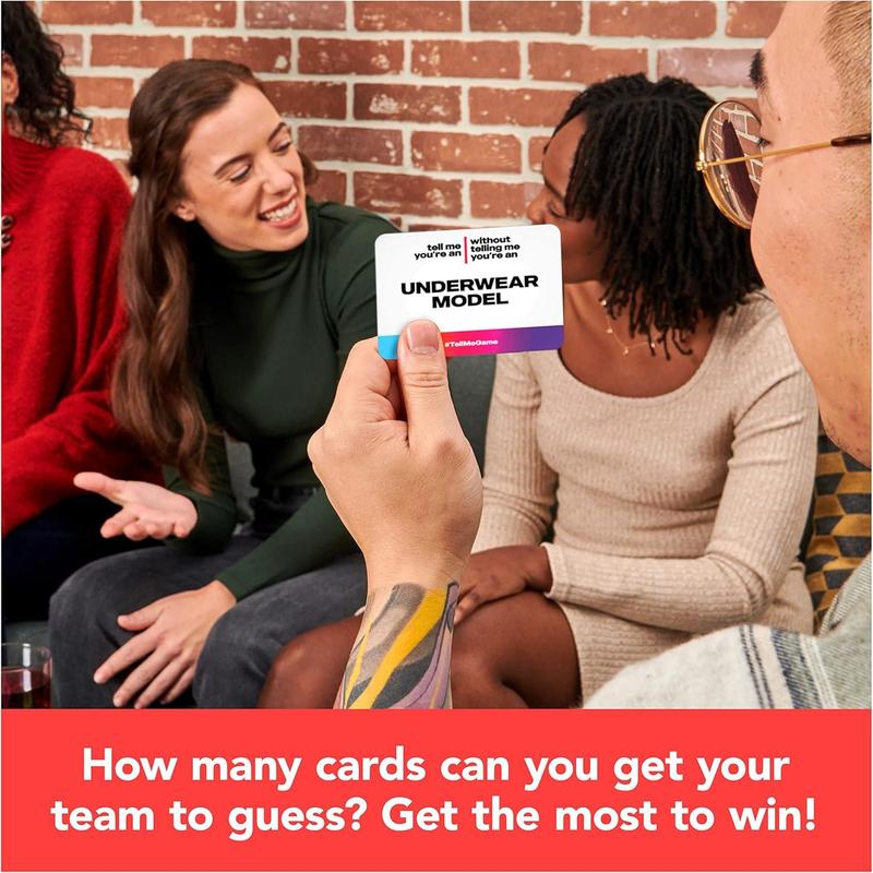 , Tell Me Without Telling Me Viral Adult Party Game for Bachelorette Parties, College, Birthday, Friendsgiving, Gifts for Ages 18+