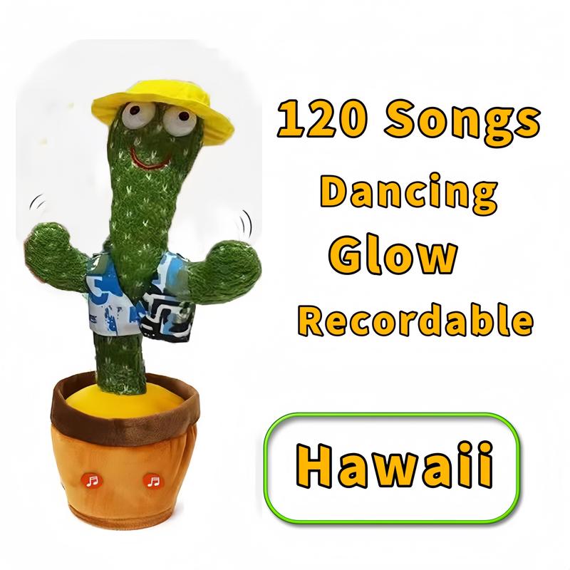 Dancing Cactus Toys,Talking Singing Toy,Repeats & Recording What You Say,2024 Latest Cactus Birthday Gift,Prank Toy,Tricky Toy C1