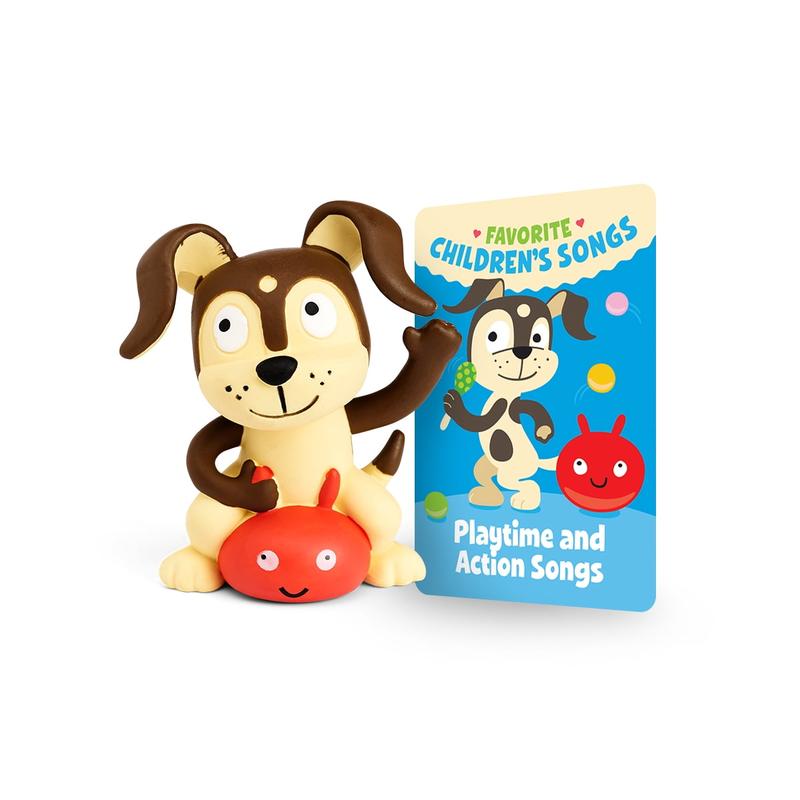 Tonies Playtime Puppy with Playtime Songs, Audio Play Figurine for Portable Speaker, Small, Multicolor, Plastic