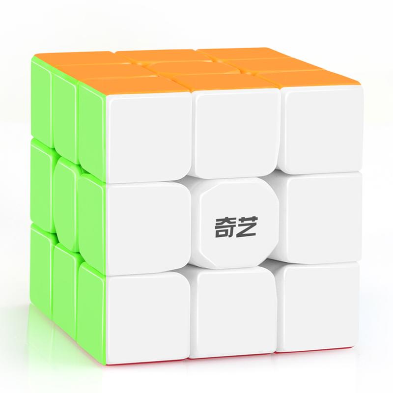 D-FantiX QY Toys Warrior 3x3 Speed Cube Stickerless 3x3x3 Magic Cube Puzzles rubixcubegame