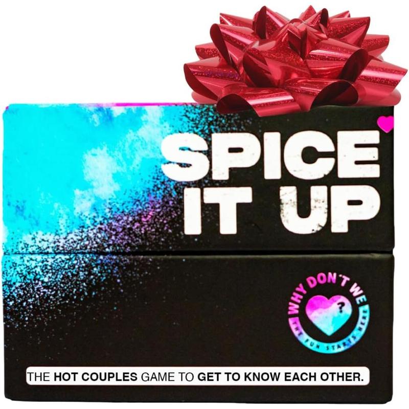 Why Don't We - Spice IT UP - Super Fun Couples Games for Date Nights: 150 Cards with Conversations, Spicy Dares & More - Best Date Night Games for Couples - Romantic Adult Couple Games