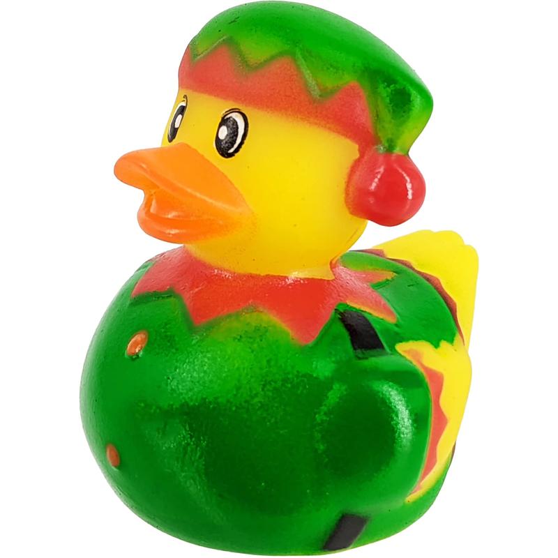 Christmas Holiday Rubber Duck Toy Duckies for Kids (12-Pack)