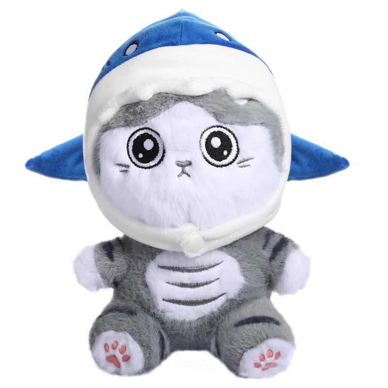 7.8inch Cute Dog Plushie with Penguin Stuffed Animal Hat - Soft Penguin Dog Plush Toy Stuffed Animal Doll