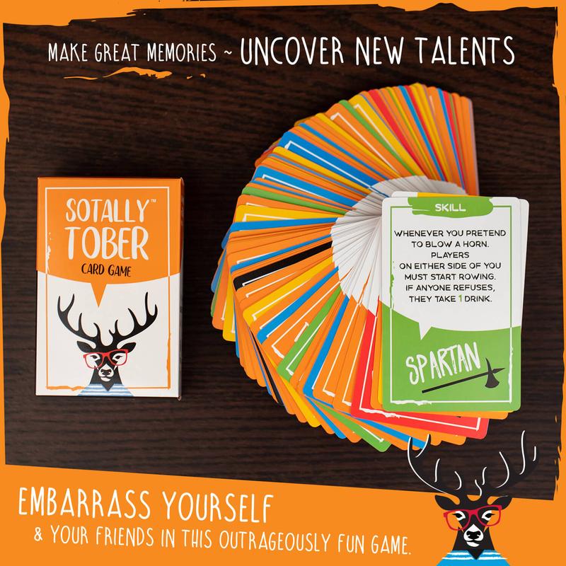 Sotally Tober Drinking Games for Adults - Outrageously Fun Adult Party Card Game