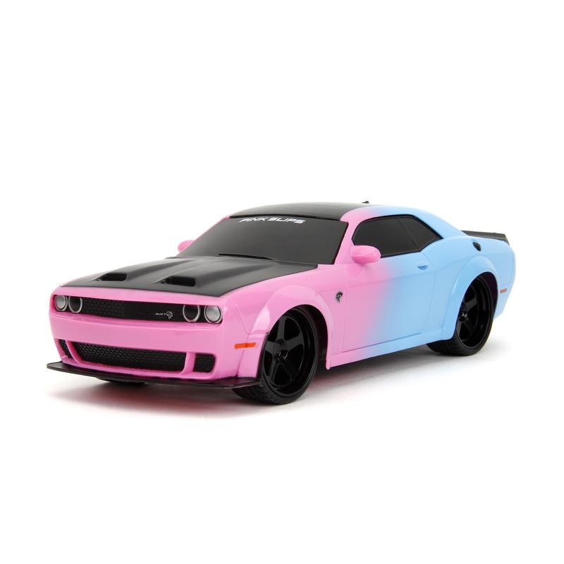 1:16 Dodge Challenger Hellcat Widebody RC Radio Control Cars, Plastic, 6+