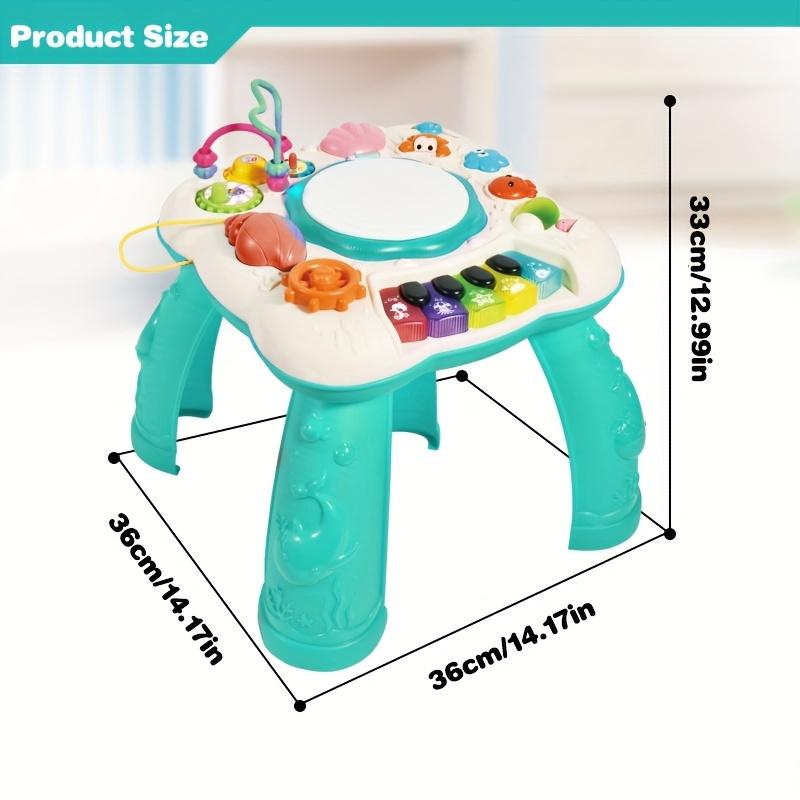 Baby & Toddler Toys, Baby Activity Center 6 To 12-18 Month Old, Learning Musical Table Toys For 1 2 3 Year Old Boys Girls Gifts Shipping Without Battery, As Halloween And Christmas Gifts