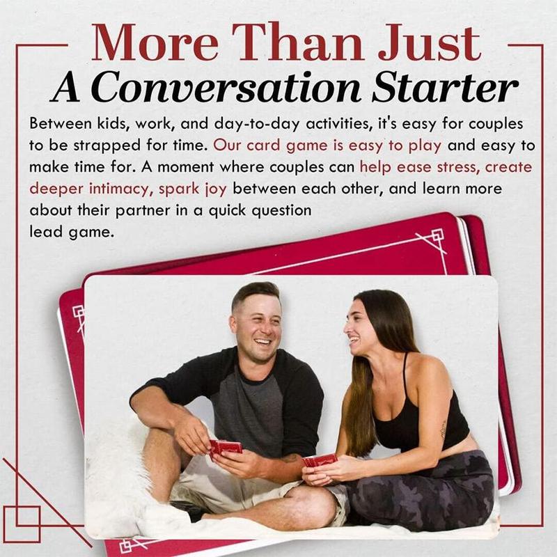 Better Together Card Game, 1 Box Conversation Cards for Couples, Relationship Conversation Cards, Perfect Entertainment Game Night