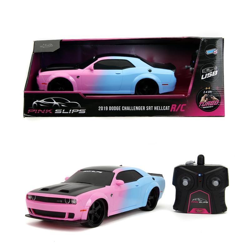 1:16 Dodge Challenger Hellcat Widebody RC Radio Control Cars, Plastic, 6+