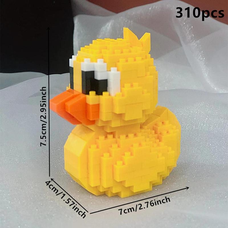 1 Set Cartoon Animal Building Block Toy, Creative Particle Assembly Building Block, Educational Toy For Children