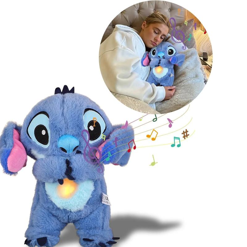 The St-it-ch Anxiety Relief Stuffed Animals & Teddy Bears with Sensory Details Music Lights & Rhythmic Breathing Motion