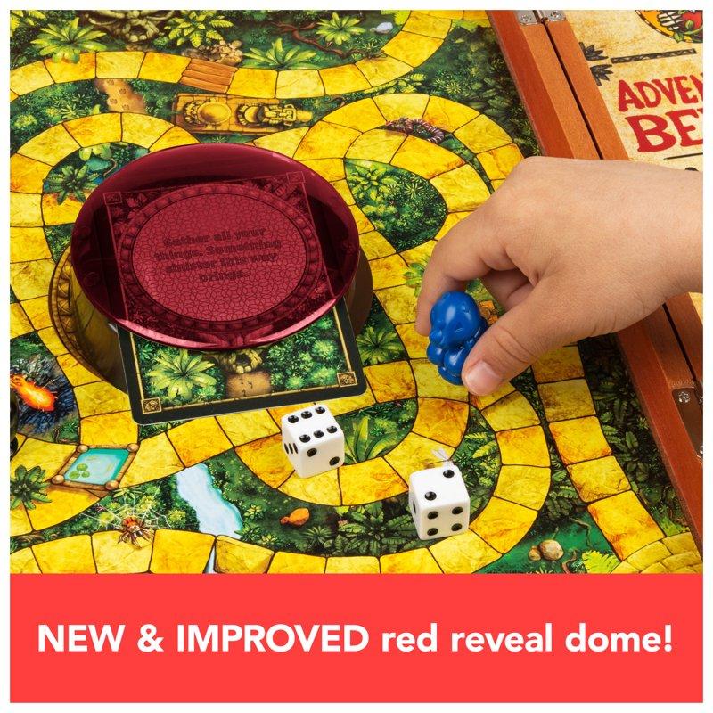 Jumanji The Game Real Wooden Box Edition for Kids and Families Ages 8 and up board game card game