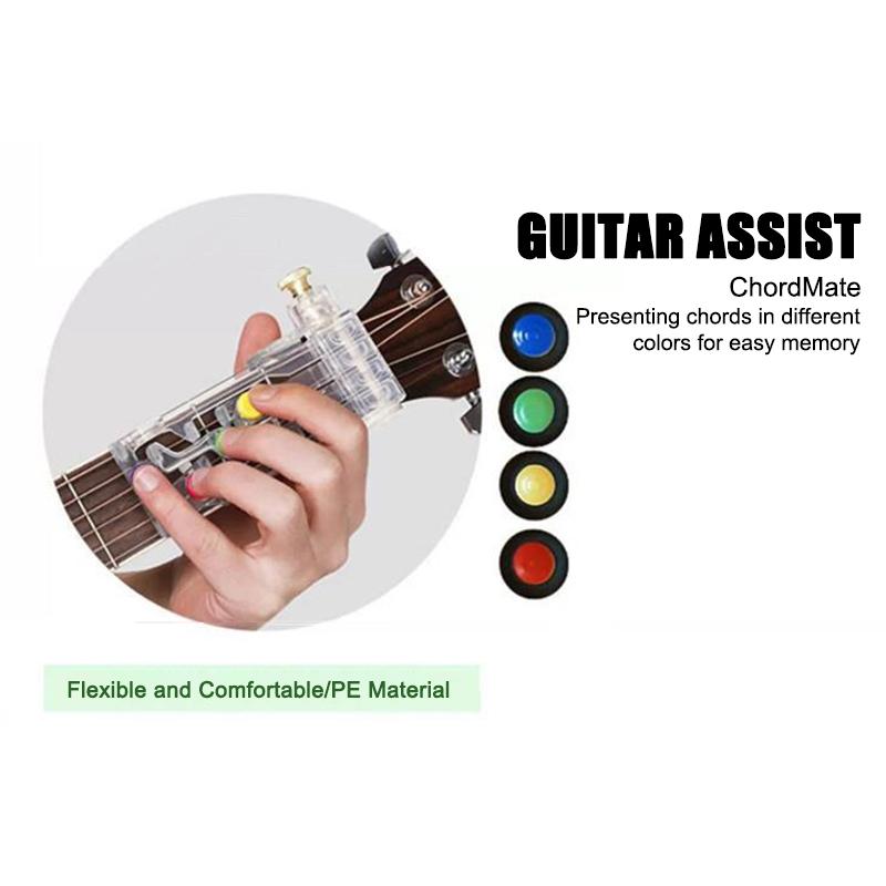 Guitar Beginner Training Chord Learning Tool Finger Painless Attachment Practice Accessories