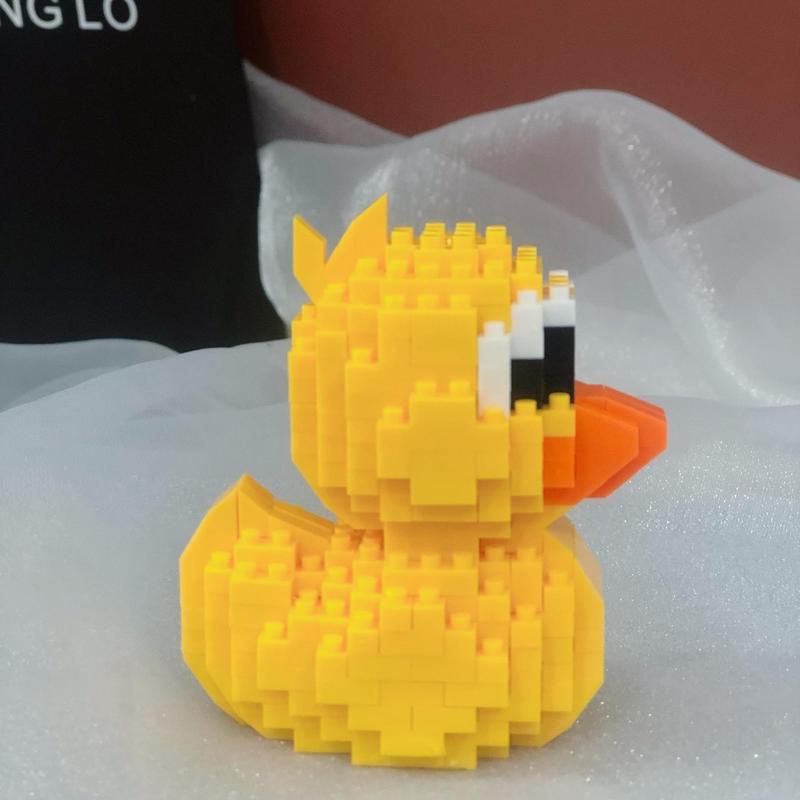 1 Set Cartoon Animal Building Block Toy, Creative Particle Assembly Building Block, Educational Toy For Children