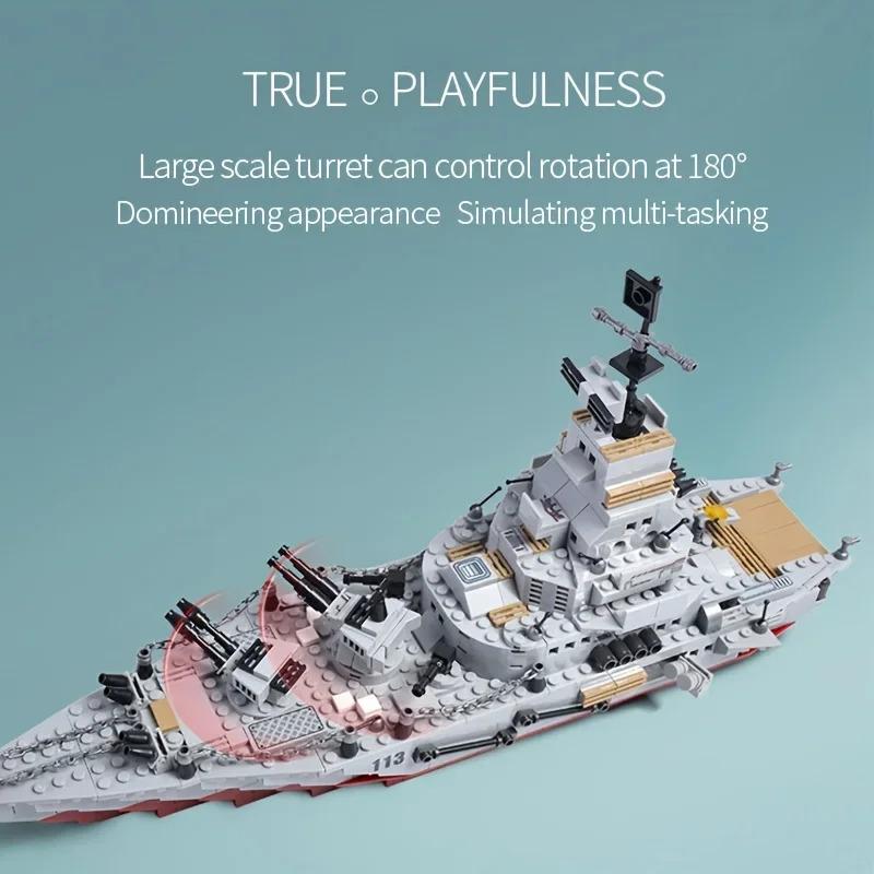 980PCS Military 8 IN 1 Army Ocean Cruiser Warship Building Blocks Aircraft Weapon Ship Bricks City Toys for Children gift