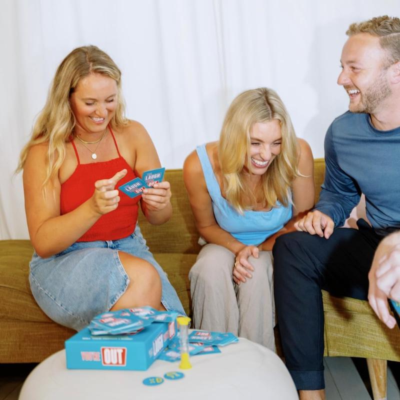 [HOLIDAY OFFER] Games You Laugh You're Out A Party Game with Hilarious Charades Family Card Games for Adults & Kids, 125 Prompt Cards Fun Card Games for Family Game Nights, Gatherings, & Parties