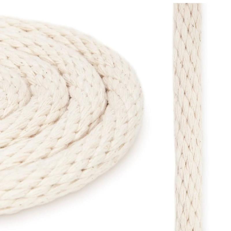 Cotton Filler Cord, Coiled Basket Supplies, 25ft bundle, 3 8in, 9.5mm diameter