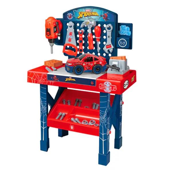 Spider-Man Marvel Tool Bench Playset with Take Apart Car 84 Pieces