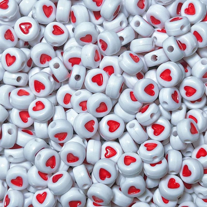 Heart & Smiley Shaped Beads, 200pcs bag Colorful Beads for Phone Chain, Bracelet Making, Diy Jewelry Making Accessories