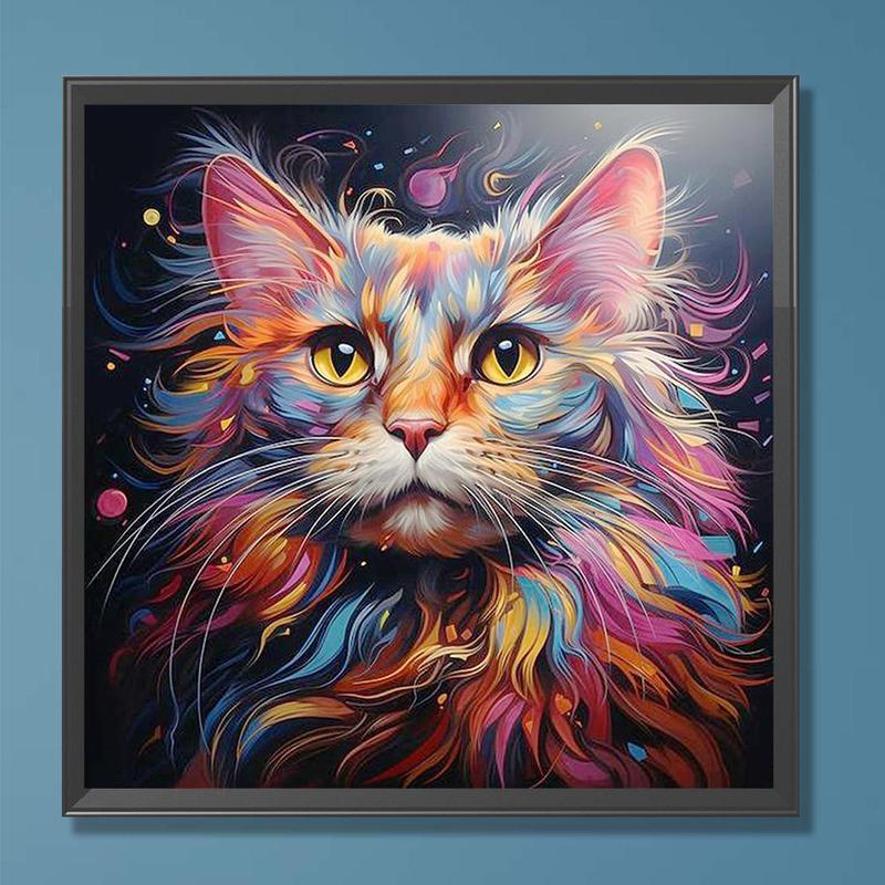 Cute Cartoon Animal Design Diamond Arts Colorful Painting Kit without Frame, Cute Animal Pattern DIY 5D Diamond Arts Colorful Painting Kit without Frame, DIY Wall Art Decor for Home (1 Count), Christmas Gift