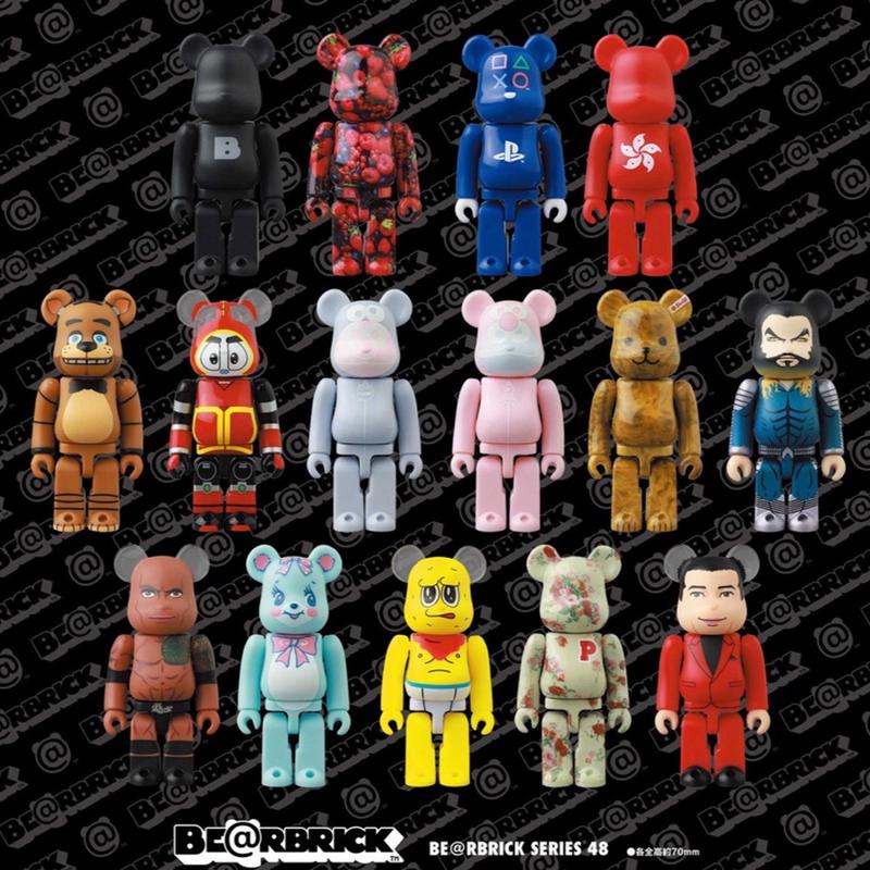 Series 48 100% Bearbrick Medicom Toy Collectible Secret