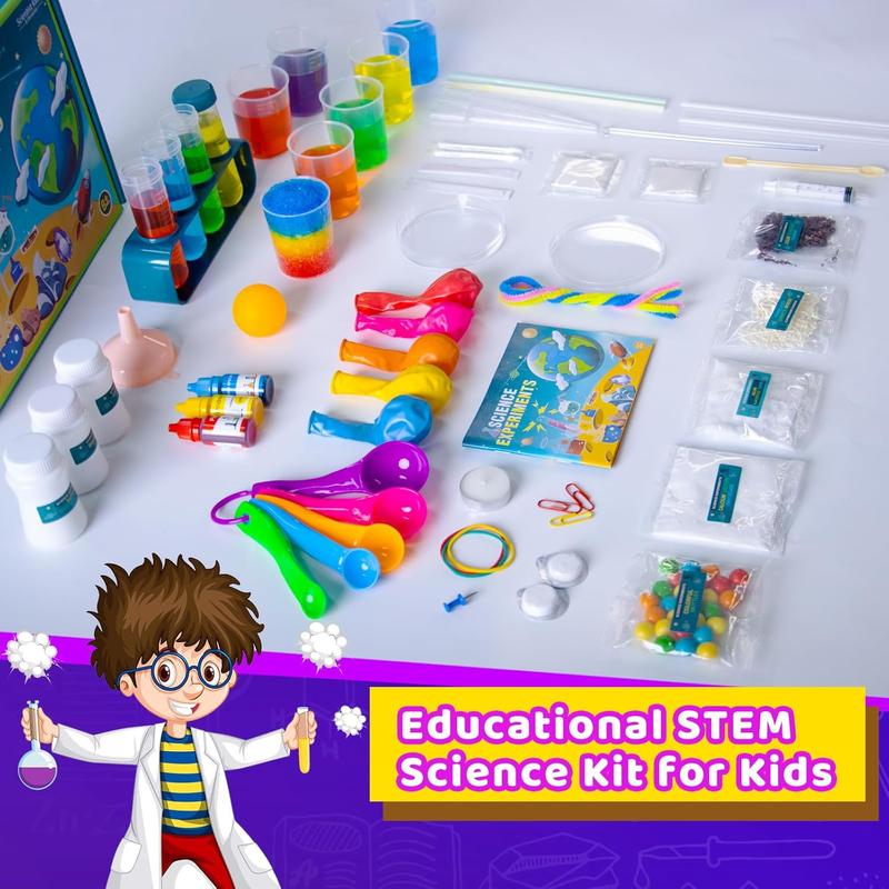 Science Kits for Kids - 50 Experiments Science Kit for Kids Age 6-12 Year Old, Educational Science Toys Gifts for Girls Boys, Chemistry and Physics Set Toys for Boys Girls