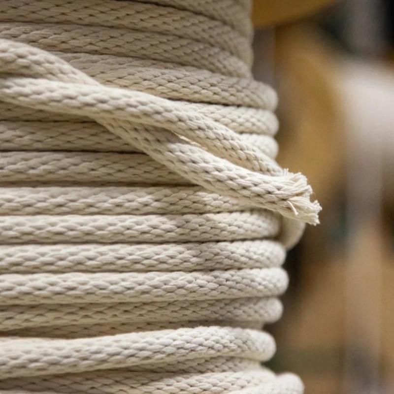 Cotton Filler Cord, Coiled Basket Supplies, 25ft bundle, 3 8in, 9.5mm diameter