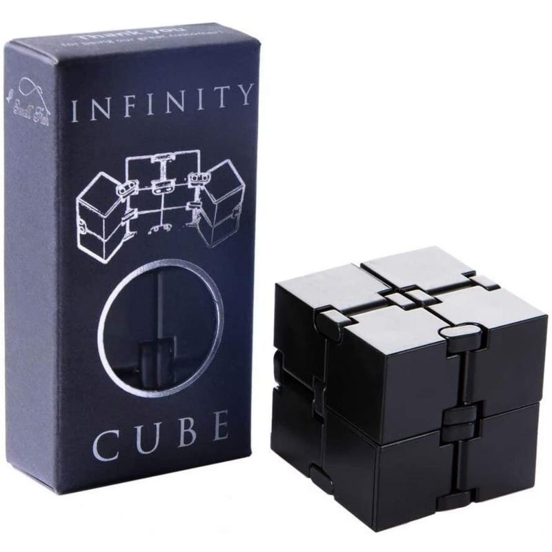 Infinity Cube Sensory Fidget Toy, EDC Fidgeting Game for Kids and Adults, Cool Mini Gadget Best for Stress and Anxiety Relief and Kill Time, Unique Idea That is Light on The Fingers and Hands for Christmas gifts