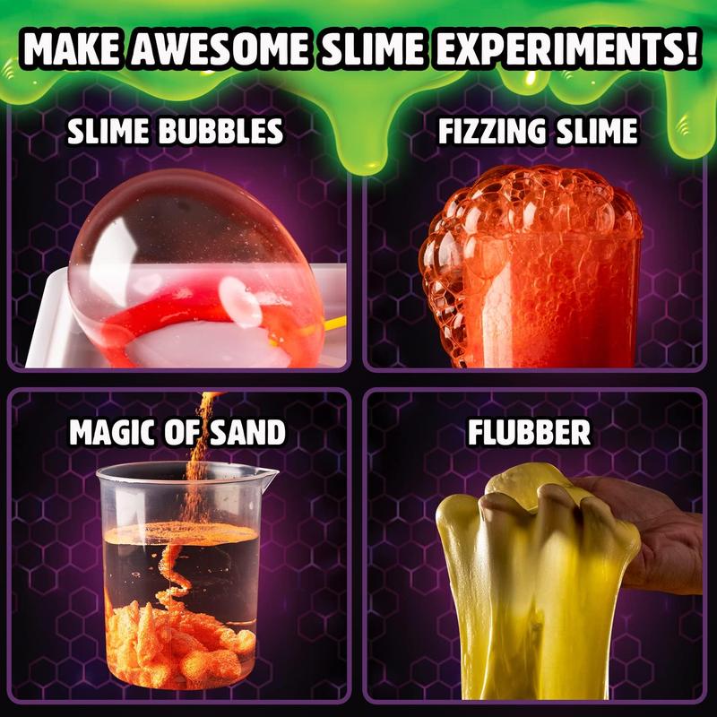 Original Stationery Science of Slime Kit, Fun Slime Kit for Girls 10-12 to Make Kids Science Experiments Like Oobleck, Fun Science Slime Kit for Boys