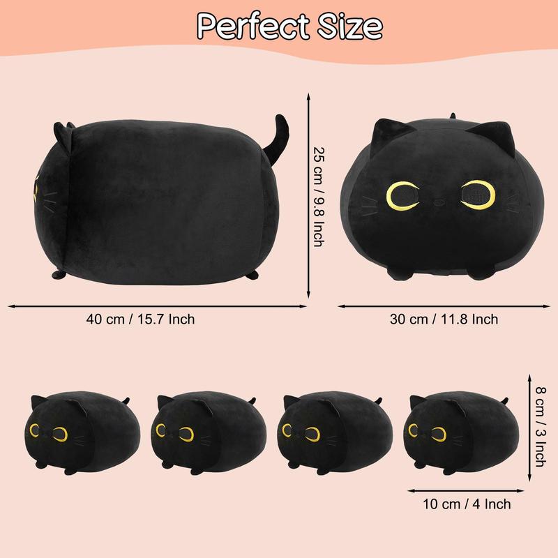 5 in 1 Cat Design Plush Toy, 1 Set Cute Stuffed Mommy Cat Toy with Babies Cat in Her Tummy, Cat Baby Stuffed Animals Toy, Home Bed Decorations, Summer Gift, Kreeptures Plushies Toy