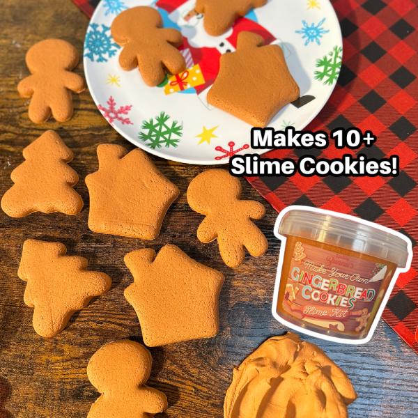 Slime Gingerbread Bundle Cookie Kit! Make Your Own Slime Gingerbread Cookies!