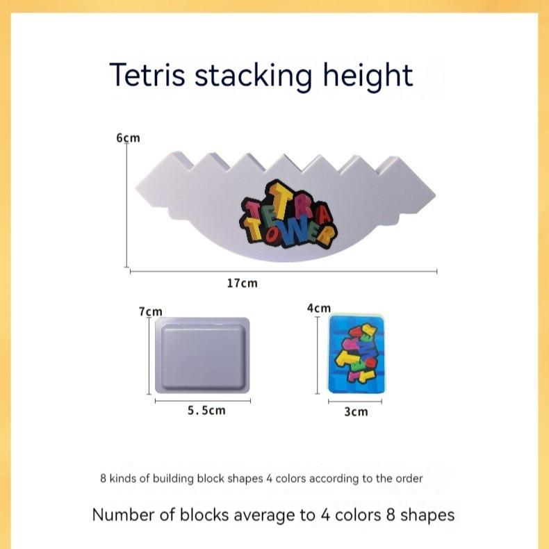 Stack Attack Game -Interactive Balance Stacking Block Board Game For Family Game Nights Viral