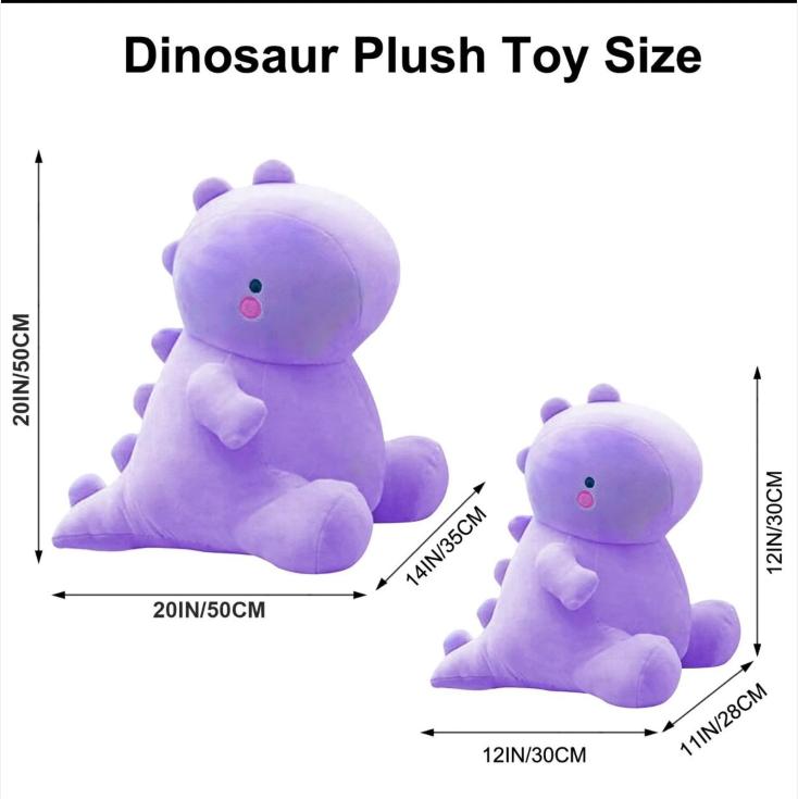 Cute Dinosaur Plush Toy, Summer SoftAnimal Dinosaur Plush Toy, Soft and ComfyPlush Toy for Adults, Cute Gifts for Children,Room Decor, Decorative Room AccessoriesGift for Girlfriend, Boyfriend GiftThanksgiving, Chrismats Gift Set room decor