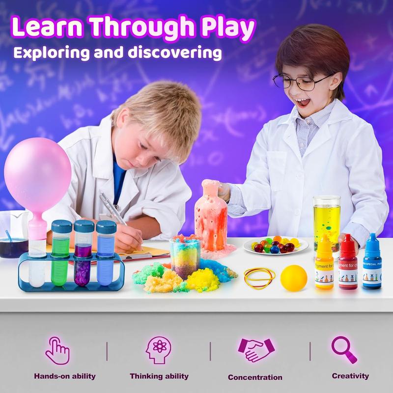 Science Kits for Kids - 50 Experiments Science Kit for Kids Age 6-12 Year Old, Educational Science Toys Gifts for Girls Boys, Chemistry and Physics Set Toys for Boys Girls