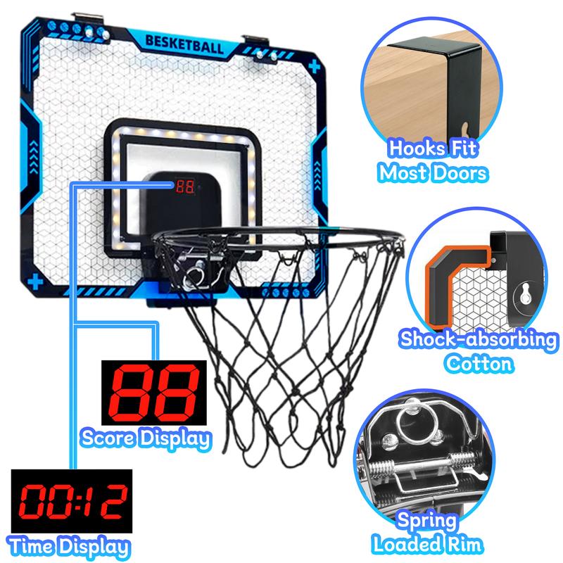 Basketball Toy- Electronic Basketball Backboard & 3 Balls